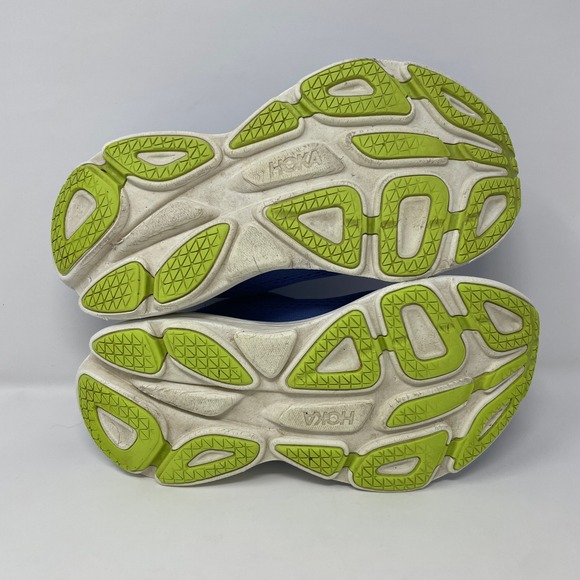 Hoka One One Bondi 8 Shoes Women's Size 7 Medium B Blue White Athletic Sneakers - Picture 5 of 6